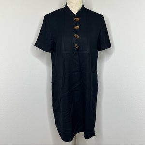 🔹 Depeche Mode Vintage Rayon Linen Dress